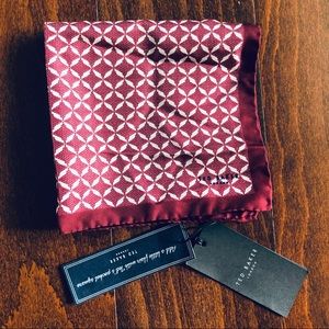 NWT Ted Baker Geo Printed Pocket Square
